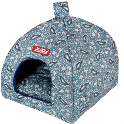 XODY Домик Виг-Вам (хлопок) №1 Огурцы синий, 35х35х36см SALE