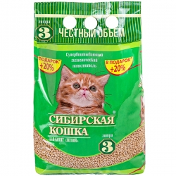 СИБИРСКАЯ КОШКА наполн. 3л Д/КОТЯТ ЛЕСНОЙ АКЦИЯ-10%