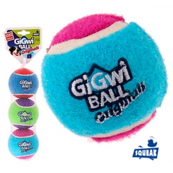 GiGwi Мяч с пищалкой теннисный  8 см.3 шт