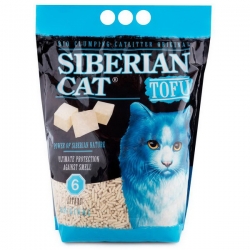 СИБИРСКАЯ КОШКА наполн. 6 л Тофу Оригин. биоразлаг. комкующ. АКЦИЯ -10%