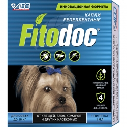FITODOC  капли репеллентные  собак до 10 кг