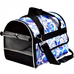 Сумка-переноска зимняя 390*290*275 (Зооник) с прозрачными клапанами SALE