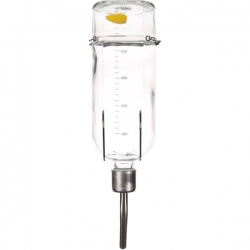 Поилка д/грыз стеклянная 800мл Flamingo