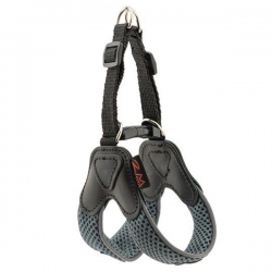 Шлейка ZooM ^Ария^ тек-ль,нат.кожа 3-слойн.№1( об гр 28-35 см)