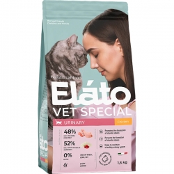Elato Holistic Vet Special Urinary д/кошек диет. курица 1.5 кг СКИДКА 50% кратно 2шт