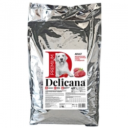 Delicana сух.д/собак крупных пород 15 кг говядина