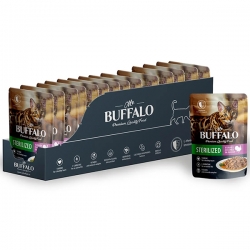 Mr.Buffalo пауч д/кошек STERILIZET 85г индейка в соусе