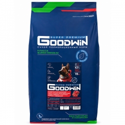 Goodwin сух.д/собак средн. и крупн.пород 15кг говядина