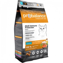 ProBalance корм сух.д/кошек 1.8кг Adult Immuno Protection с лососем Алейск
