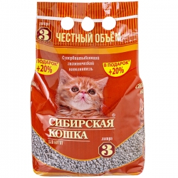 СИБИРСКАЯ КОШКА наполн. 3л Д/КОТЯТ АКЦИЯ +20%