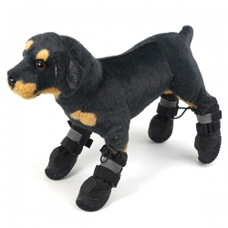 Ботинки на флисе, черный, р.2, 6,6х4,5см, Jack&King, JK2310-2