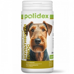 POLIDEX 300 Multivitum plus витамины д/собак мультивитум 1таб/10кг