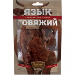 Деревенские лакомства КР язык говяжий 50г