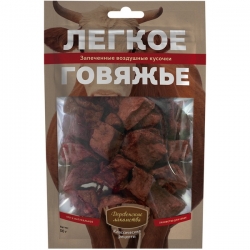 Деревенские лакомства КР легкое говяжье д/соб 50г