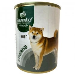 Baurenhof Natural д/собак конс.с кроликом 340г