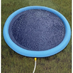 Бассейн-фонтан д/собак  150см пластик SPLACH POOL синий SALE