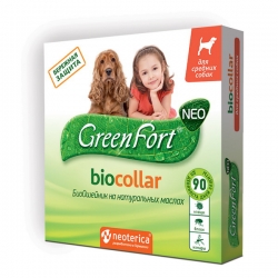 ГринФорт BIOCOLLAR Ошейник репел д/собак средних пород