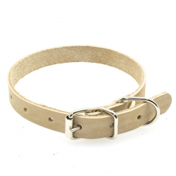 Ошейник кож. 14/1 кожа натур, размер 24-33 см.