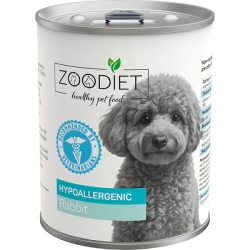 Zoodiet консервы 340г для собак Кролик (гипоаллергенно)
