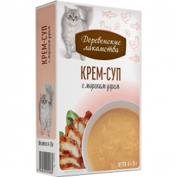 Деревенские лакомства д/кош пауч с морским угрем 35г*4шт АКЦИЯ -10%