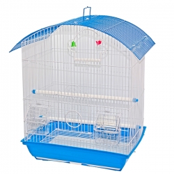 Клетка д/птиц Jack&King 37*28*47см овальная укомплект.
