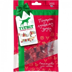 Титбит НГ Мраморные кубики из говядины для собак 80 г СРОК РЕАЛ 09.26