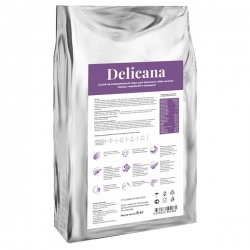 Delicana сух.д/собак мелких  пород 8 кг Индейка с овощами