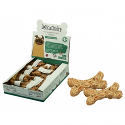 Кость сыромят. кож. ДеликаЧойс с овощами 0,75-0,9 кг (1*30 шт.) СРОК РЕАЛ 06.26