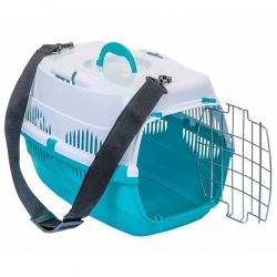 Переноска д/животн ^Спутник-ZooM^ с мет.двер до12кг+ремень