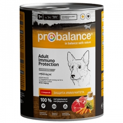 ProBalance корм конс.д/соб 850гр говядинаAdult Immuno Protection АКЦИЯ -15%