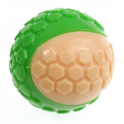 Игрушка д/соб Мяч рифленый с пищалкой, d 6,5 см, резина, Jack&King