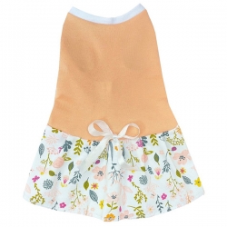 Платье д/собак ^Маленькая кокетка^ р.32 Цветы.OSSO