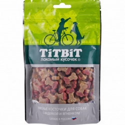 Титбит Косточки мясные для собак с индейкой и ягненком АКЦИЯ-20%