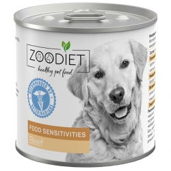 Zoodiet консервы 240г для собак Говядина  (чувствительное пищеварение)