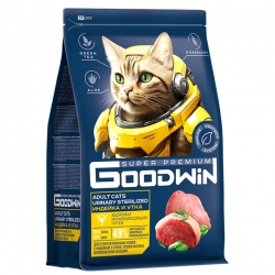Goodwin сух.д/стерил. кошек д/проф.мочекам.болезни 0.4кг индейка/утка
