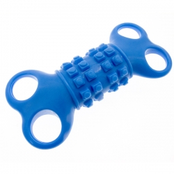 Игрушка д/соб Гантель-ключ резина 12см, синий, Чистый Котик