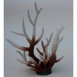 Коралл пластиковый (мягкий) белый с бронзовым 27х24х31см (SH9100LWBR)