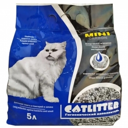 CATLITTER  Carbon MINI наполн 10 л  комкующийся