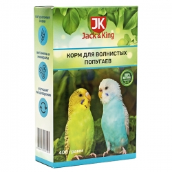 Jack&King Корм для попугаев стандарт, 400 г