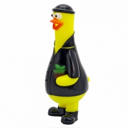 Игрушка д/соб Утка в пиджаке с пищалкой, р-р 17*7 см, винил, Jack&King