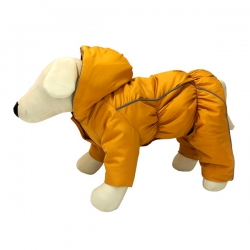 Комбинезон на синтепоне, девочка, (30см), горчичный, OSSO SALE