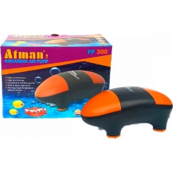 Компрессор Atman PP-300 супертихий д/аквариумов до 300л,2*150/ч нерегулируемый