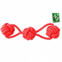 Грейфер с тремя узлами, красный 30 см,(N1)