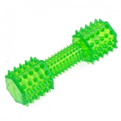 Игрушка д/соб Гантель колючая, р-р 18*6см, резина, Jack&King