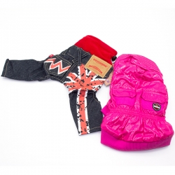 Комбинезон с капюшоном W-131 (болонь+синтепон) 8^(20см), JK