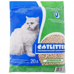 CATLITTER наполн 20л (12кг) (древесные гранулы 10 мм)