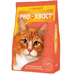 PROХВОСТ корм сухой д/кошек 350г курица АКЦИЯ - 15%