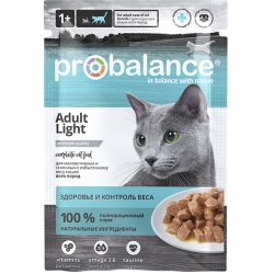 ProBalance влаж.д/кошек 85г Light малоактивных