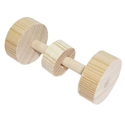 Игрушка д/хомяков Dumbbell, 4х9см, дерево PetStandArt