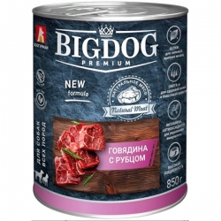 Зоогурман BIG DOG конс. д/соб 850г Premium Говядина с рубцом